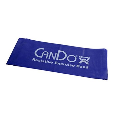 Fabrication Enterprises Fabrication Enterprises 10-6454 Cando Exercise Band 5 ft. Singles; Blue 1663590